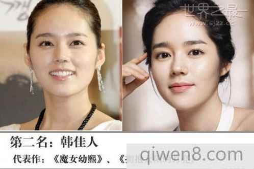 韓國十大美女明星排行榜