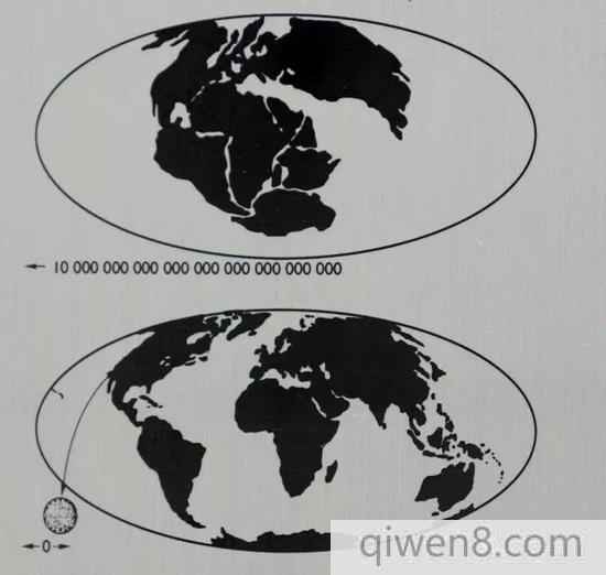 LAGEOS衛星金屬銘牌中三幅地圖里，最上方的兩幅地圖 來源：NASA
