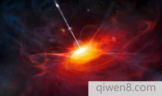 類星體藝術圖，來自維基，https：//en.wikipedia.org/wiki/Quasar