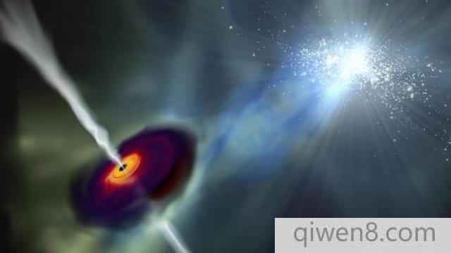 鄰近星系放射線將促進宇宙早期超級黑洞成長