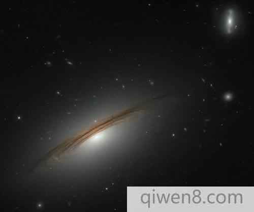 哈勃望遠鏡拍宇宙“光碟”：巨大星系 轉速極快