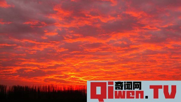 火燒云是怎樣形成的 真的是云朵被火燒了嗎 顏色像