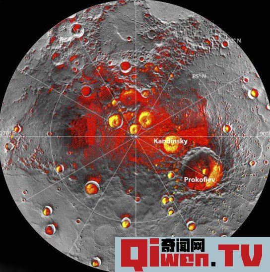 探測器驚人發現 水星極區存在冰水物質