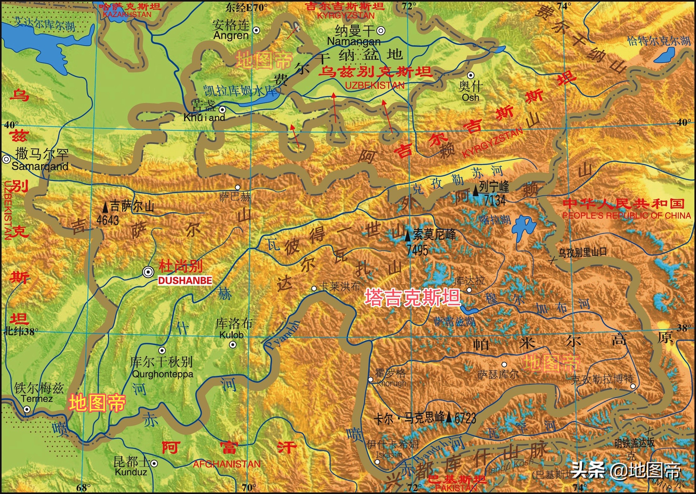 中國14個陸地鄰國，各有什么特色？