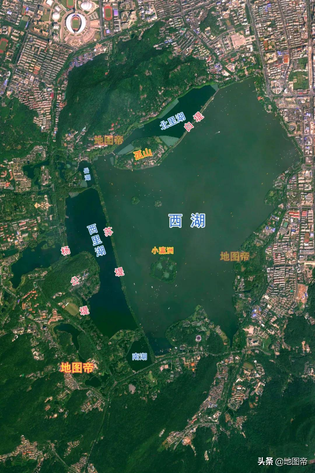 各地城市湖泊，為何杭州西湖名氣最大？