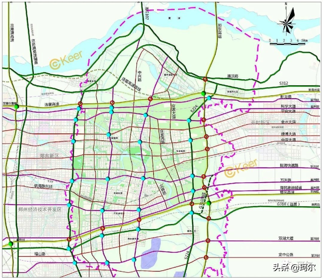 鄭州多條快速路網批復，大基建真的來了嗎？