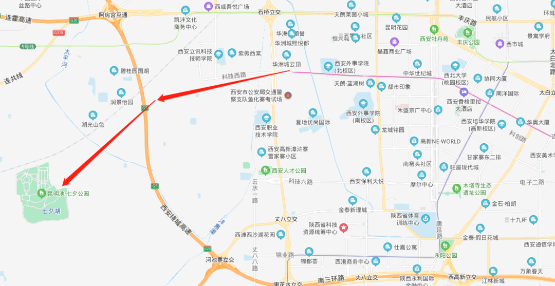西安地鐵3號線有望向西延伸至灃東昆明池