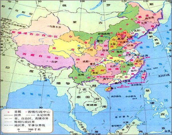 作為中國人，你知道我國路上鄰國和海上鄰國有哪些嗎？