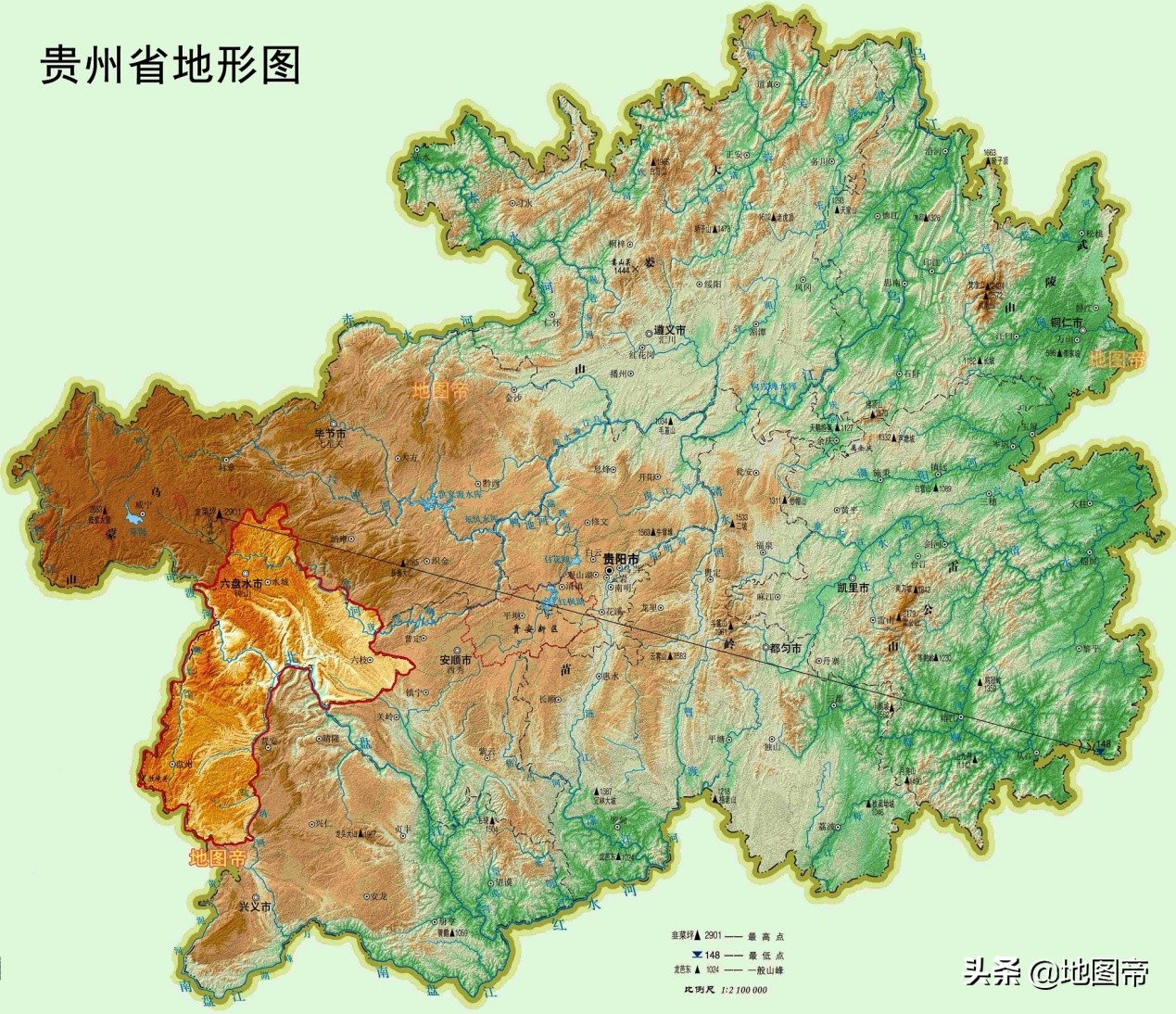 六盤山和六盤水相距約1400公里，它們有什么關系？