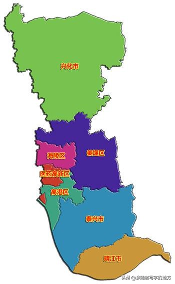 江蘇省十三地市名字的由來