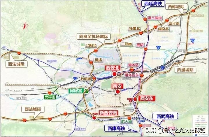 西安至渭南城際！西韓城際鐵路途徑渭南主城區