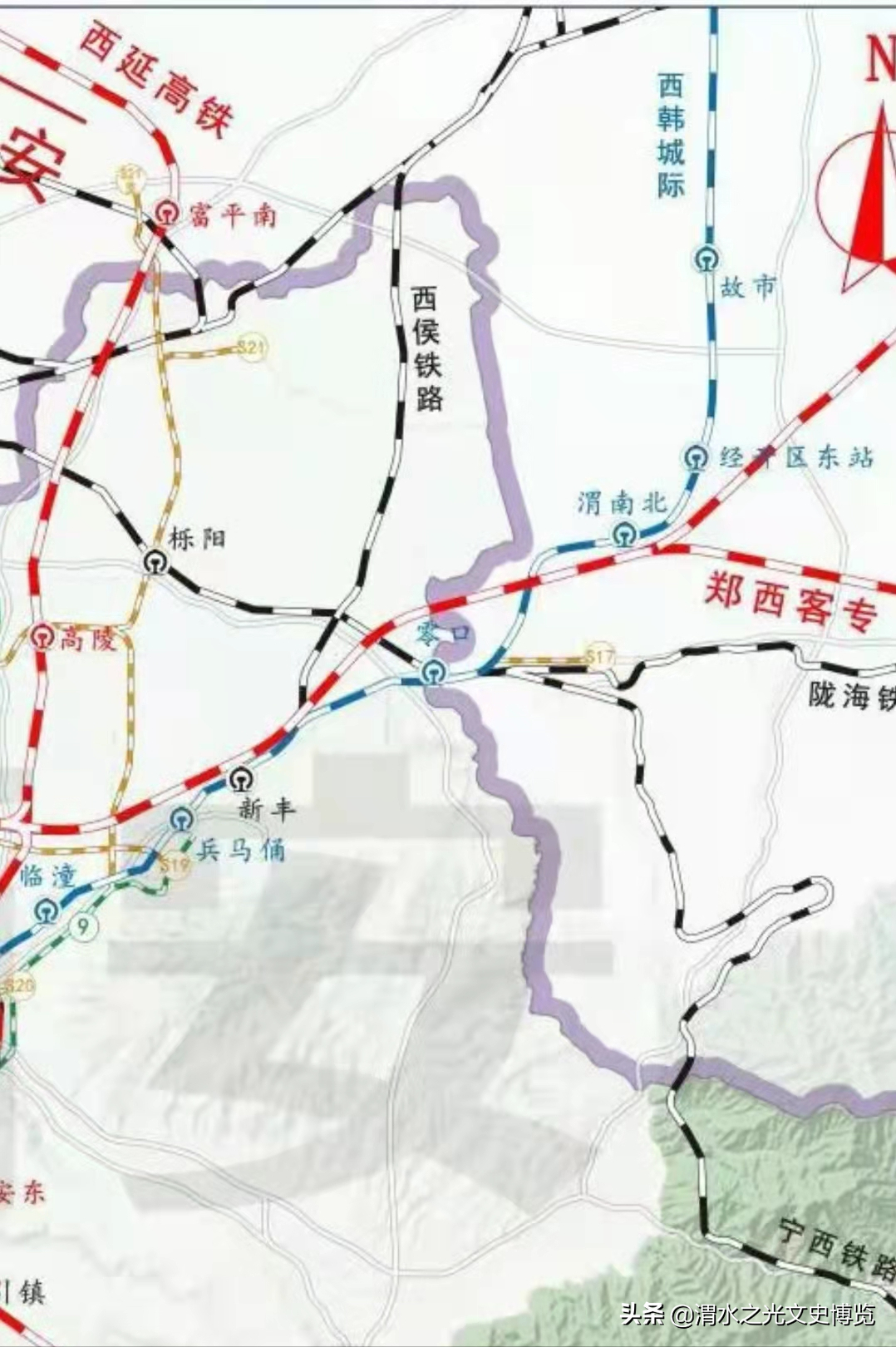 西安至渭南城際！西韓城際鐵路途徑渭南主城區