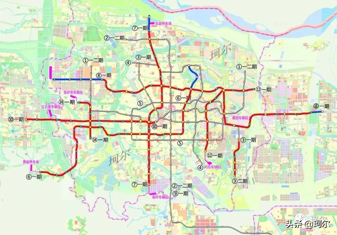 鄭州10號線明年7月份或許通車；四期軌道交通將啟動，暢想圖來了