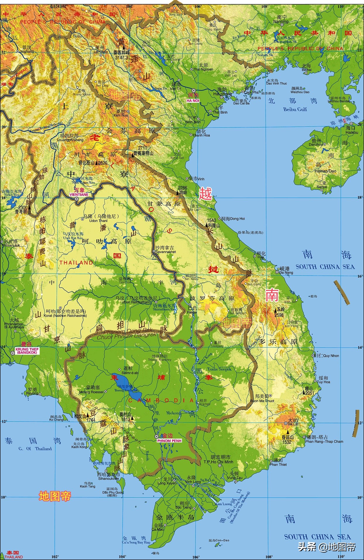 中國14個陸地鄰國，各有什么特色？
