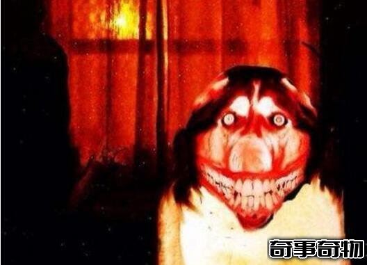 微笑的狗恐怖原圖嚇死人 千萬不要作死去搜smile.jpg