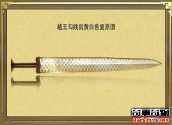 越王勾踐劍圖片時隔多年嶄新如初揭秘不朽之謎