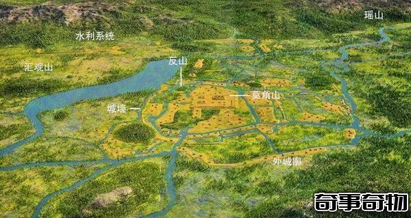 良渚古城遺址位于浙江省哪里 杭州瓶窯鎮內（2019年申遺成功）